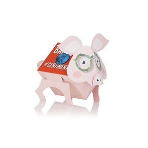 Barneys New York Centiments Pop Up Piggy Bank New Change Coin Pig